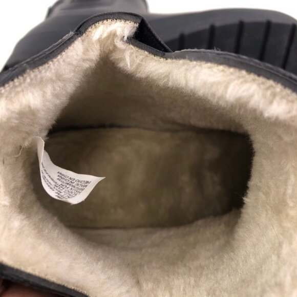 Tretorn Lina Black Rubber Chelsea Rain Boots 9M - Picture 9 of 11